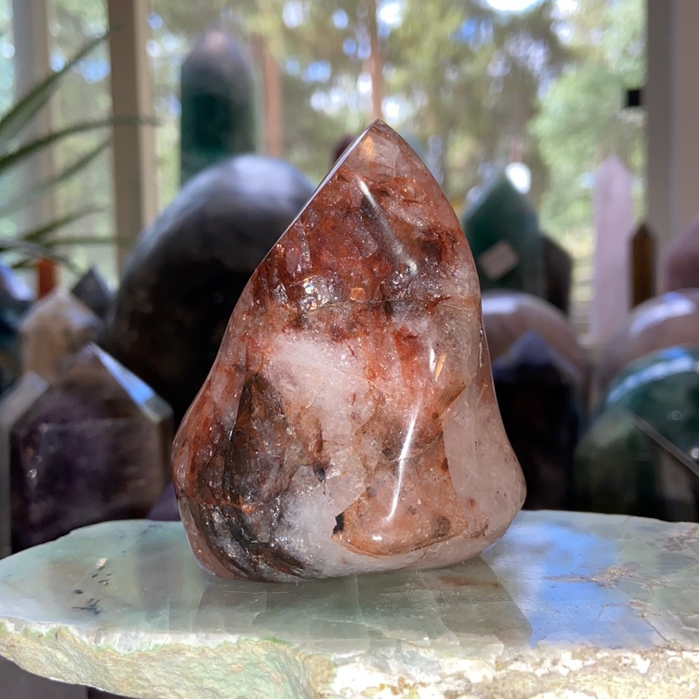 🌸SALE🌸 Fire Quartz Crystal Flame Carving!